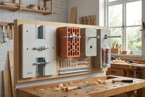 Fixation de meuble : poids supporté et sécurité selon le support