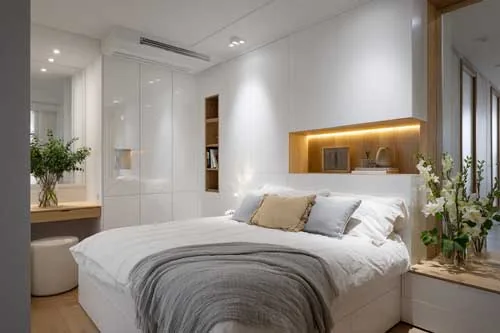 Aménager une petite chambre (-9m²) : la puissance des meubles sur mesure