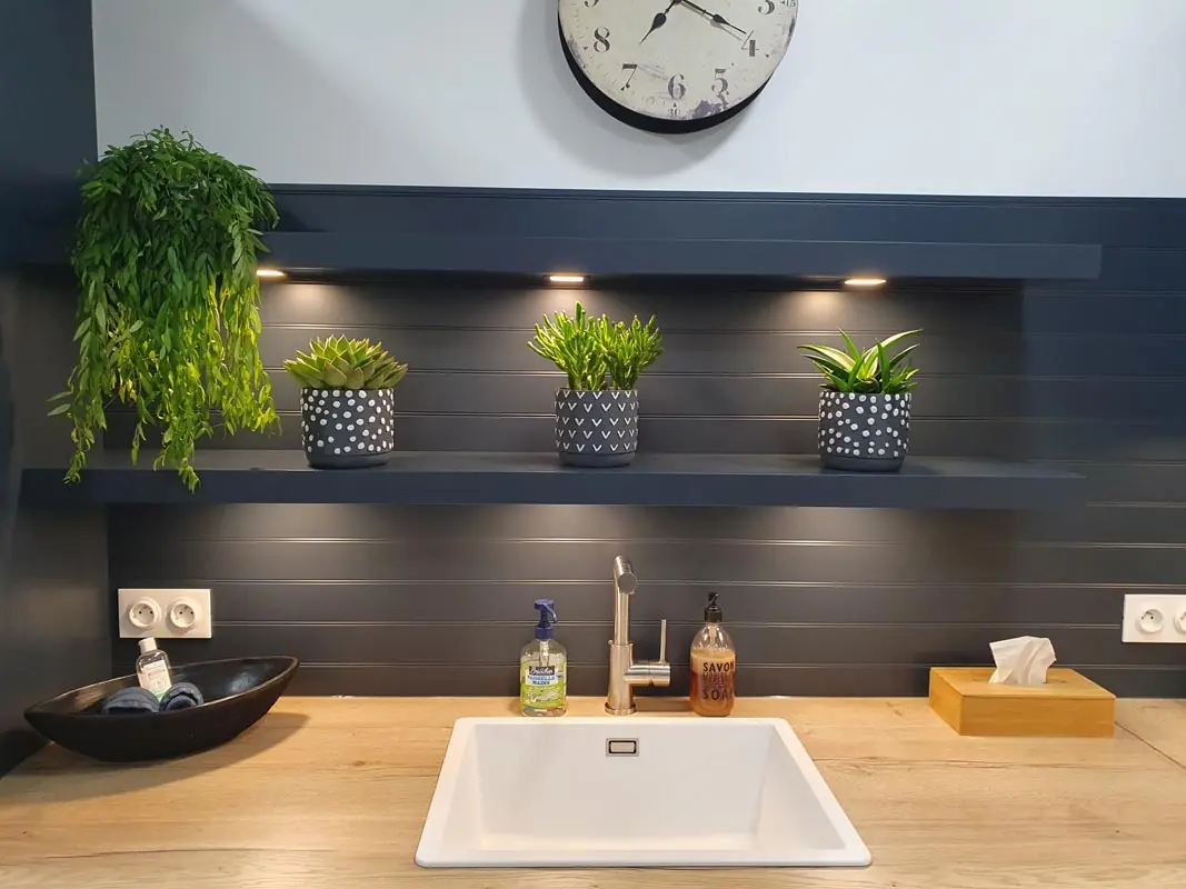 Réalisation : Cuisine sur mesure – Style Classique contemporain