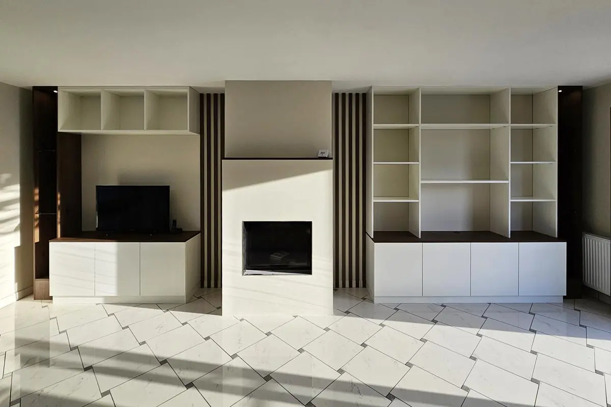 Réalisation : Aménagement sur mesure – Salon